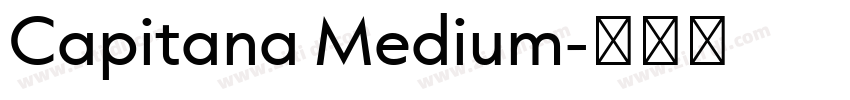 Capitana Medium字体转换